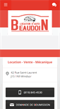 Mobile Screenshot of locationdautobeaudoin.com